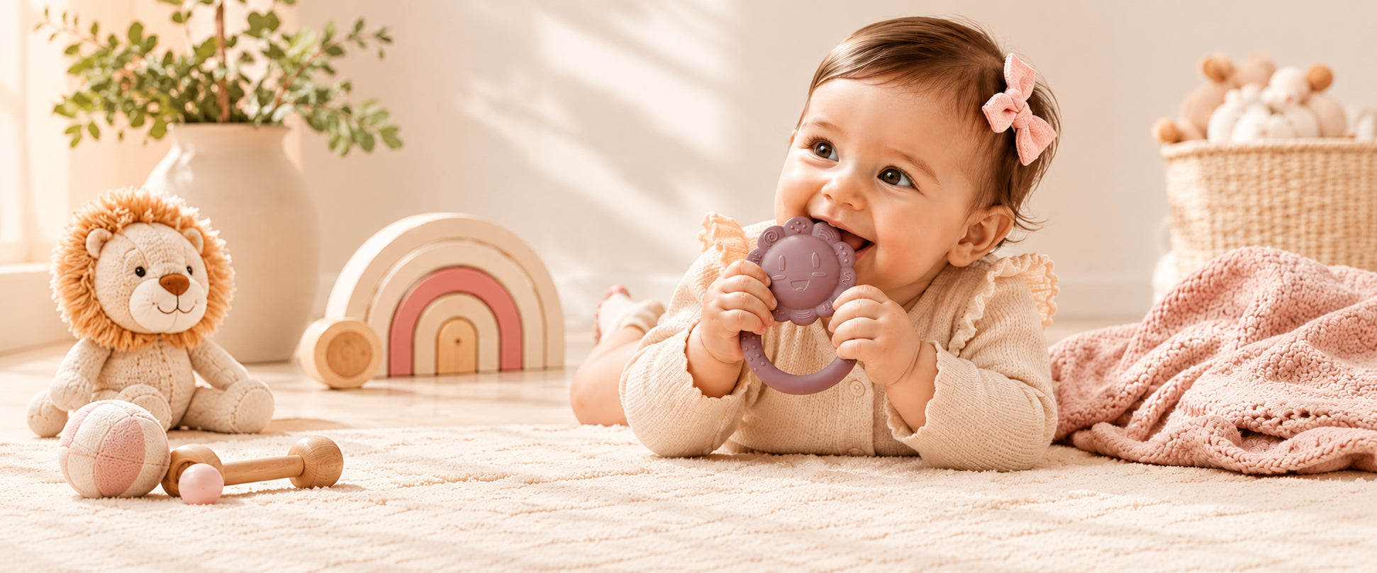 Safe, Montessori-inspired teether